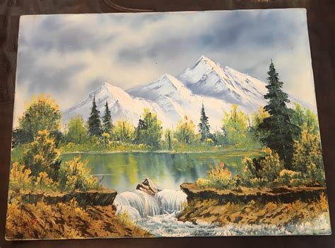 how much is an original bob ross painting worth